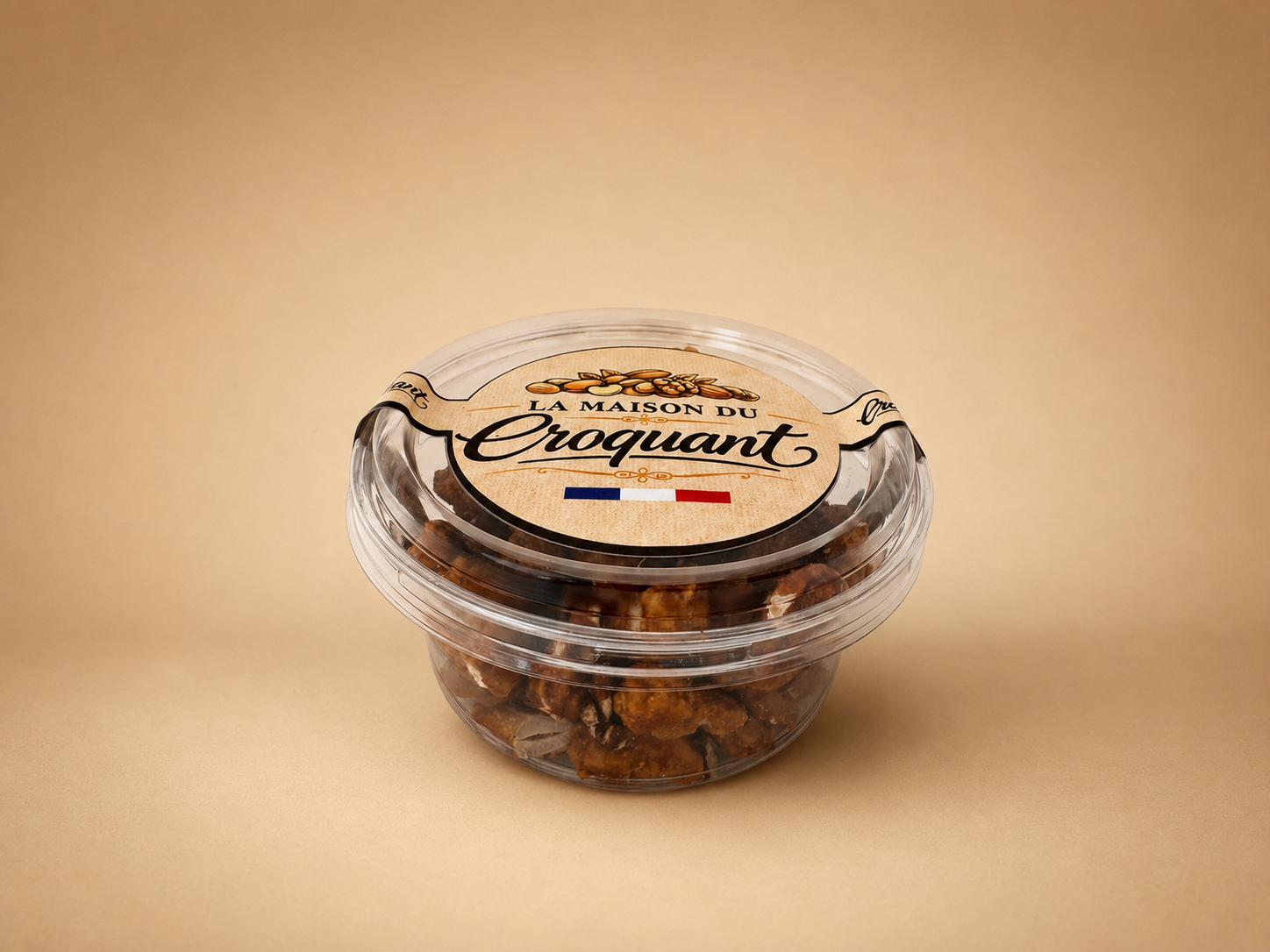 NOIX DE CAJOU CARAMELISEES BANANE CHOCO FACE Noix de Cajou Caramélisées Banane Chocolat – Image 1